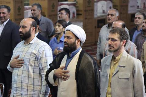 رزمایش اهداء 313 سری جهیزیه و 800 بسته لوازم التحریر 1402/07/03